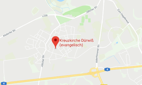Gemeindezentrum Dürwiß bei Google Maps